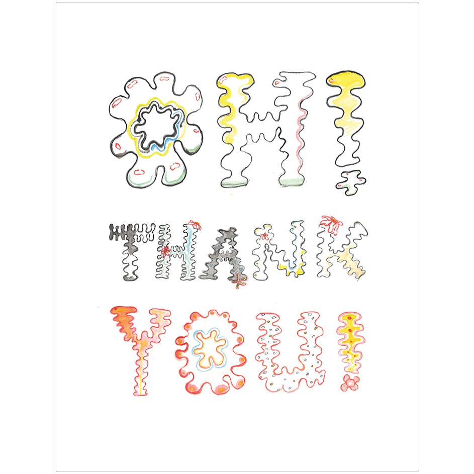 Oh! Thank You! | Thank You Greeting Card