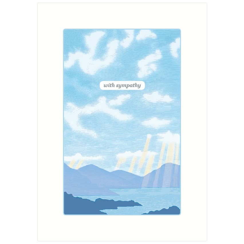Lake | Sympathy Greeting Card