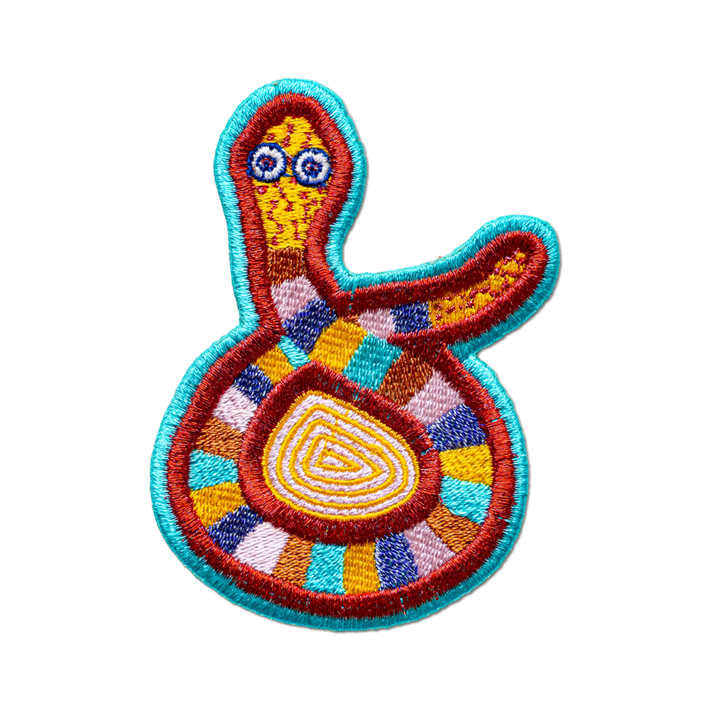 Snake Iron by Jeffrey Gibson - Iron-On Patch