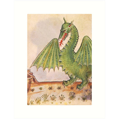 Medieval Dragon | Blank Greeting Card
