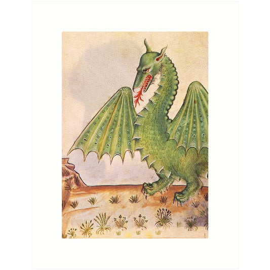 Medieval Dragon | Blank Greeting Card