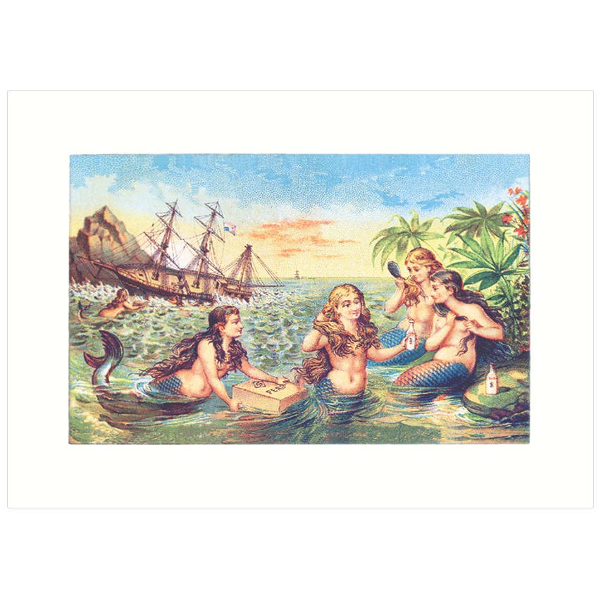Mermaids | Blank Greeting Card