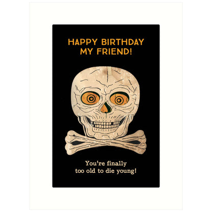 Too Old | Birthday Greeting Card