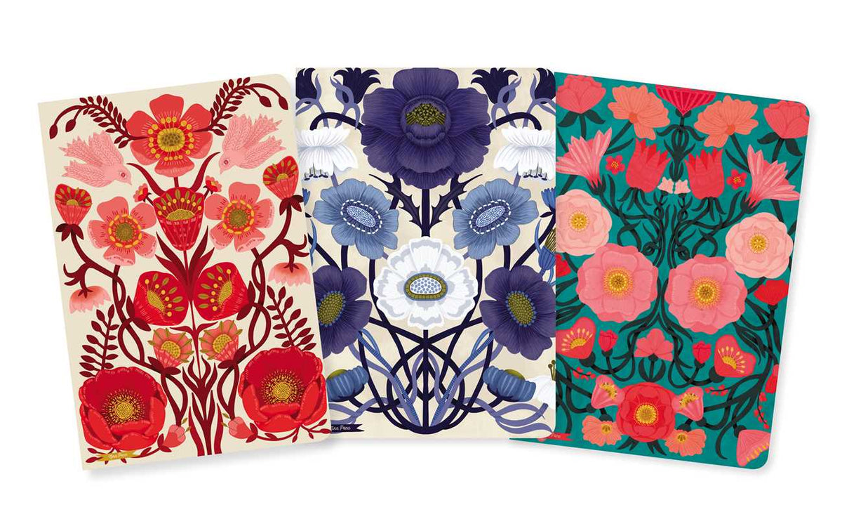 Nina Pace Set of 3 Midi Notebooks by