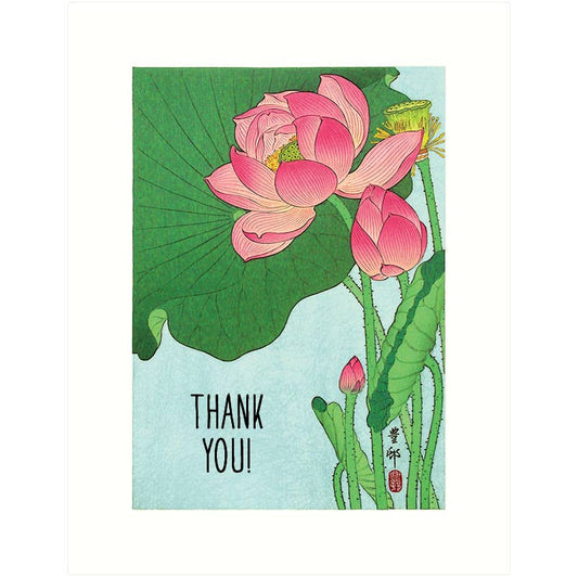 Lotus | Thank You Greeting Card