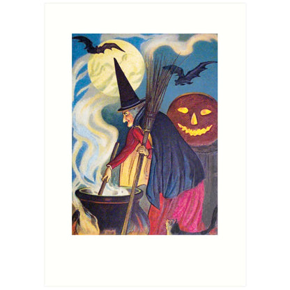 Witch Cauldron | Halloween Greeting Card