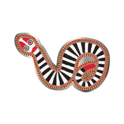 Snake by Jeffrey Gibson - Die-Cut Sticker (Western)