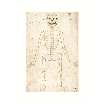 Skeleton | Blank Greeting Card