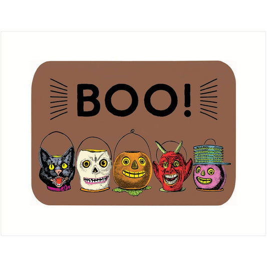 Candy Buckets | Halloween Greeting Card