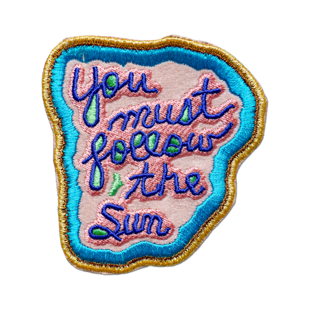 You Must Follow the Sun by Jeffrey Gibson - Iron-On Patch