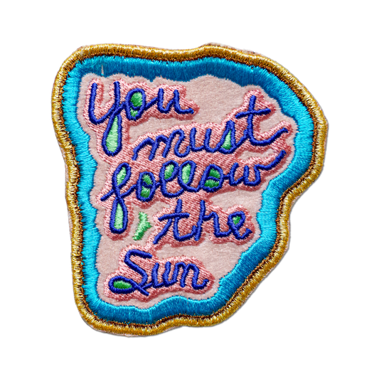 You Must Follow the Sun by Jeffrey Gibson - Iron-On Patch