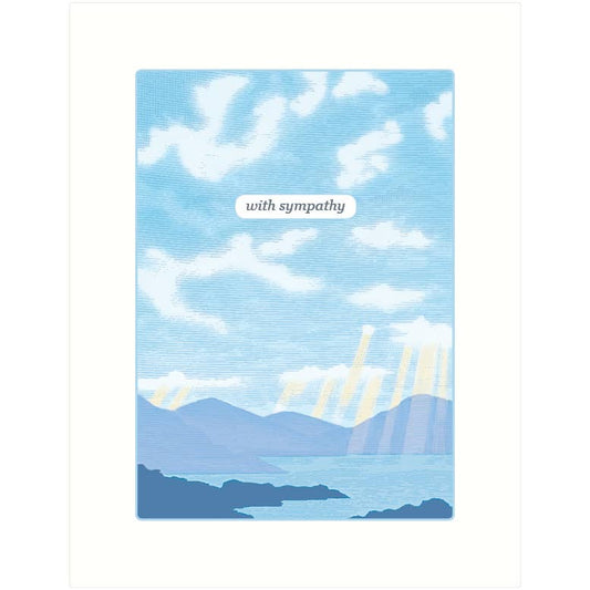 Lake | Sympathy Greeting Card
