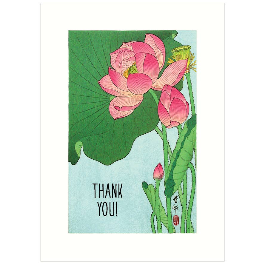 Lotus | Thank You Greeting Card