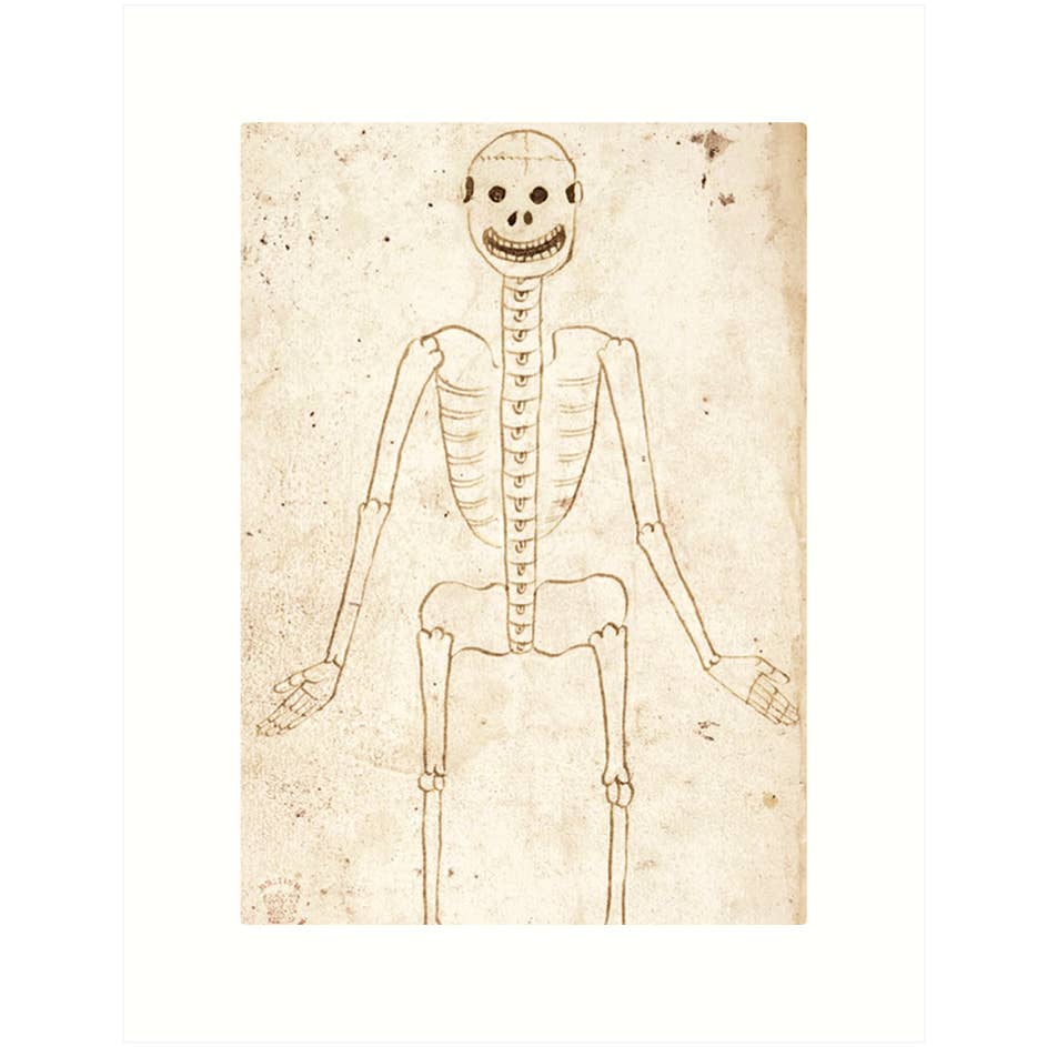 Skeleton | Blank Greeting Card