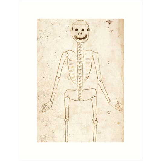 Skeleton | Blank Greeting Card